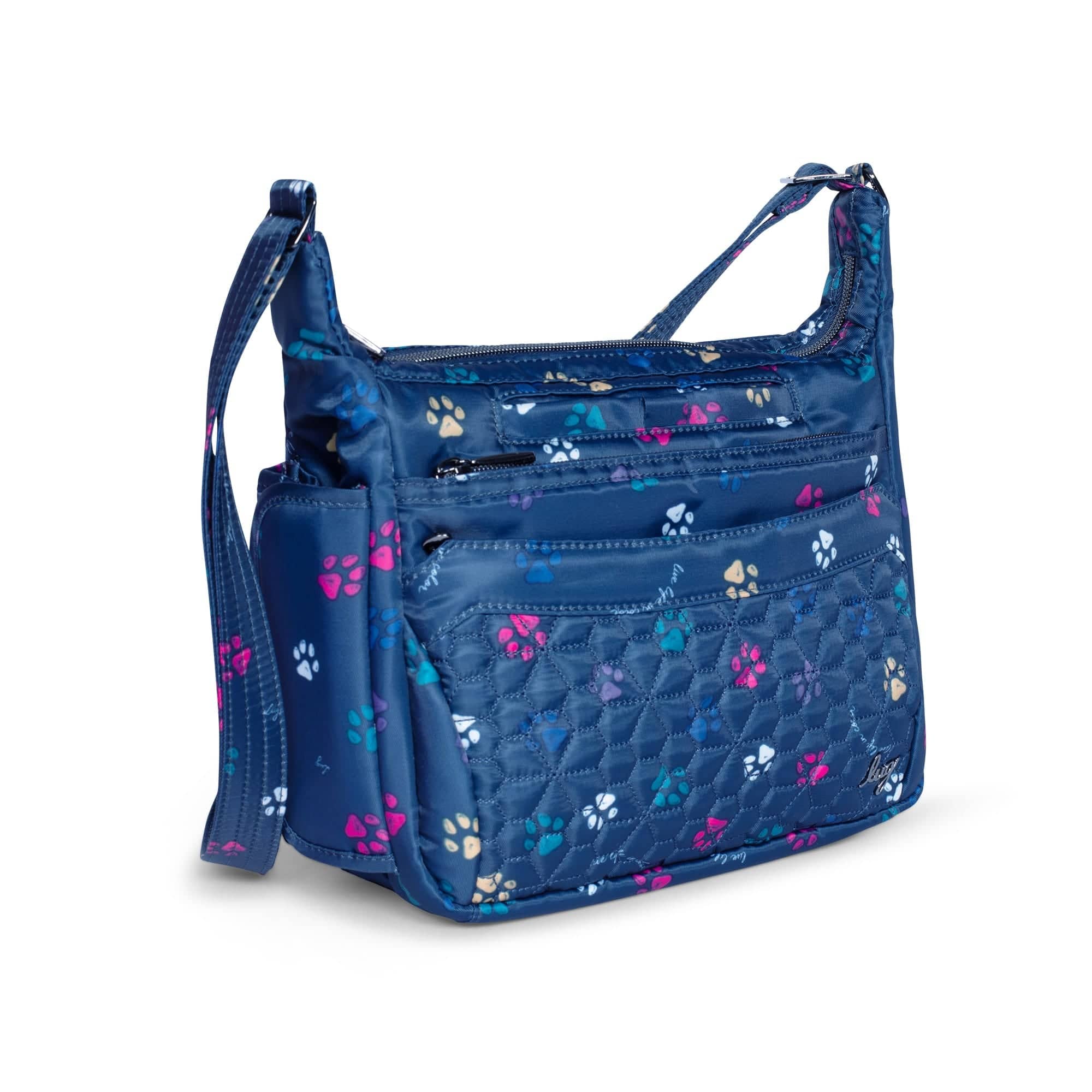 Flutter SE Crossbody Bag - PAWS NAVY - FlutterSE_PawsNavy_02